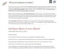 Tablet Screenshot of formats-ouverts.org